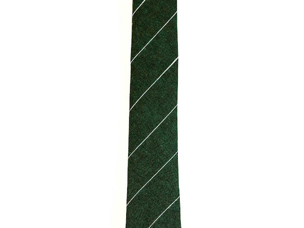 Dark Green Stripe Tie