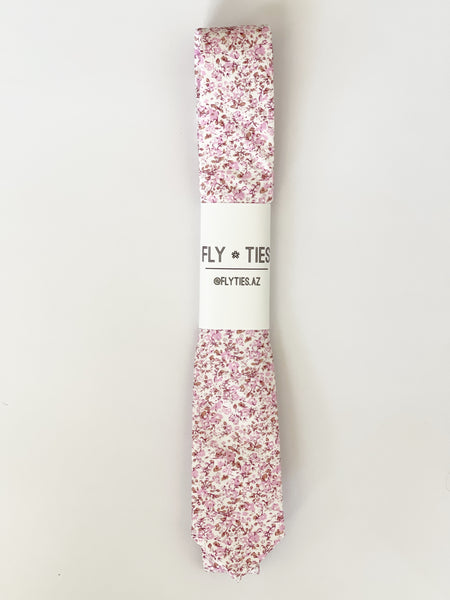 PINK FLORAL - BOY TIES & Adult (Small/Large/Adult OPTIONS)