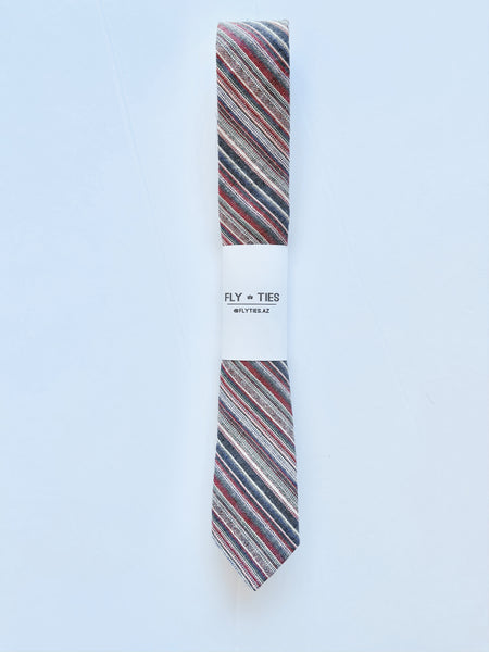Multi Stripe Tie-(Small, Medium, Large, ADULT)
